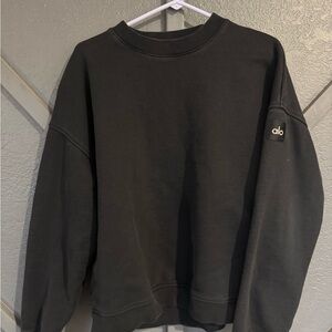 ALO Yoga Women’s  Black Crewneck Sweater